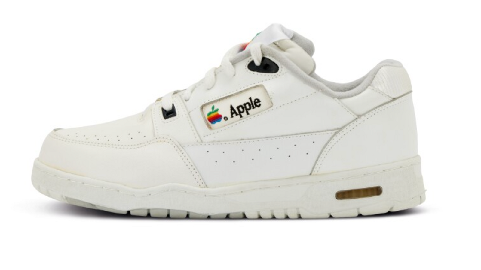 The Apple branded trainers will set you back a hefty sum. Pic: Sotheby's